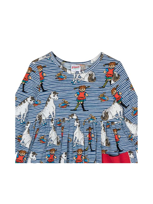 Klänning Pippi Långstrump - Blå