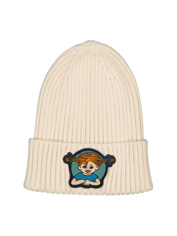 Knitted beanie Pippi Longstocking - Beige
