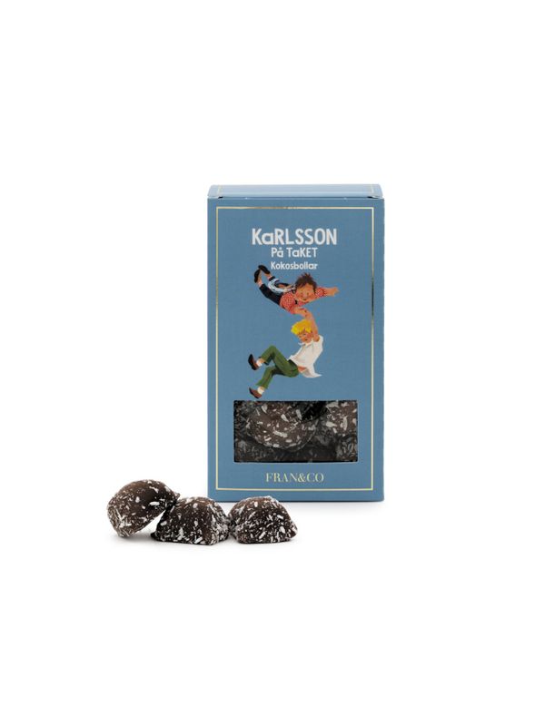 Karlsson på taket - Små chokladbollar med kokos