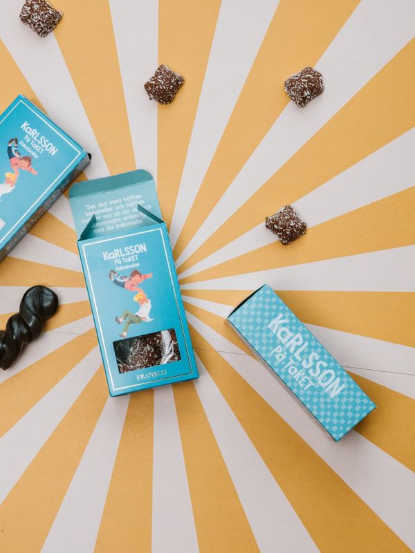 Karlsson på taket - Små chokladbollar med kokos