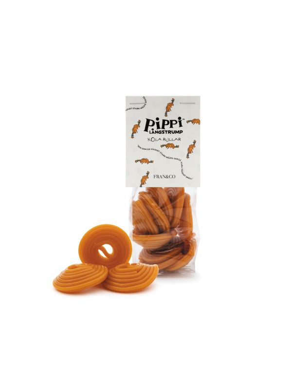 Pippi Långstrumps kolarullar med klassisk kolasmak