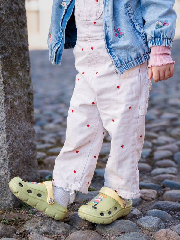 Clogs Pippi Longstocking - Green