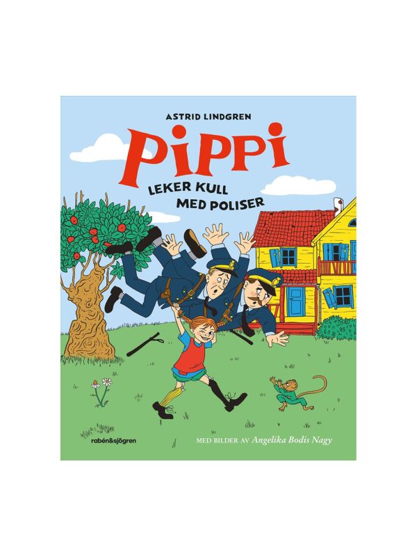 Pippi leker kull med poliser (Schwedisch)