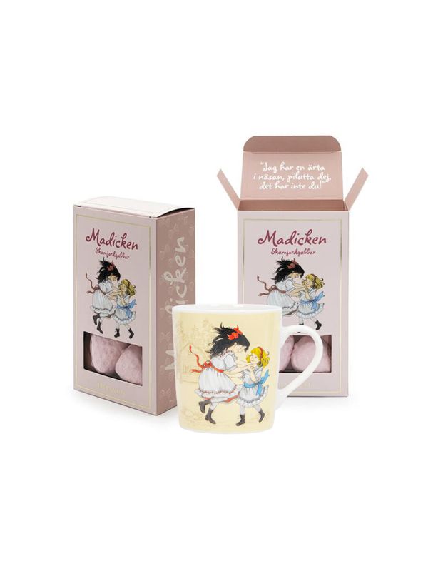 Presentkit Madicken med mugg och godis