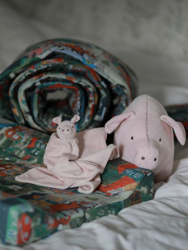 Comfort blanket Bamsen Lotta on Troublemaker Street