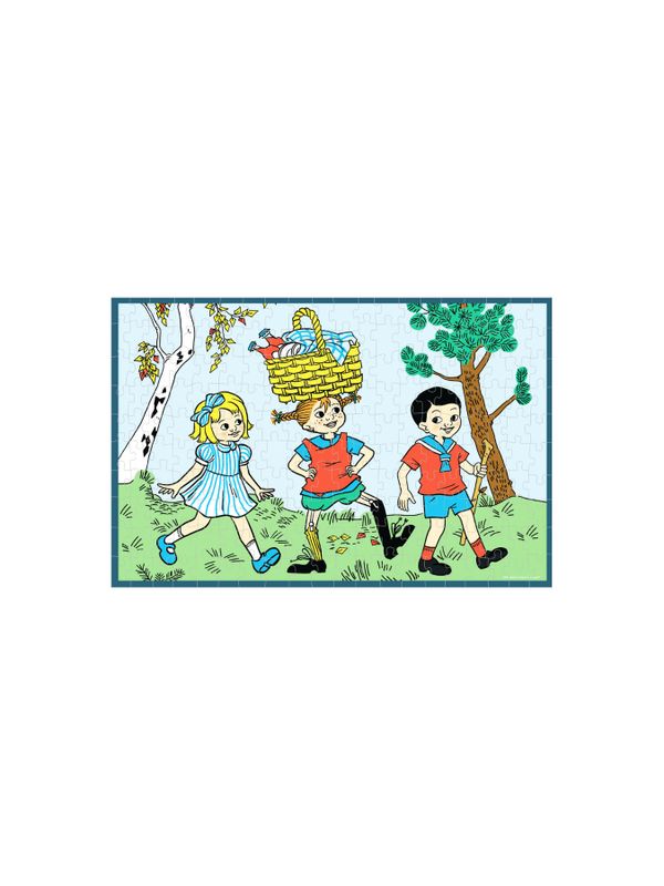 Puzzle Pippi Longstocking, Tommy & Annika - 200 pieces