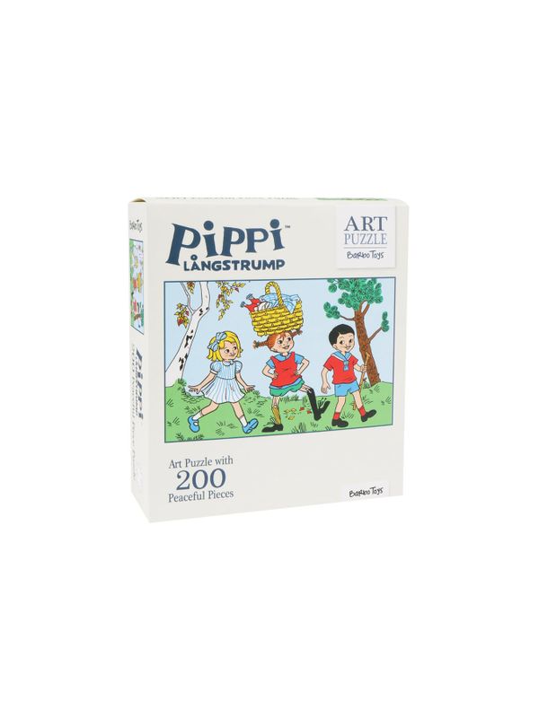 Puzzle Pippi Longstocking, Tommy & Annika - 200 pieces