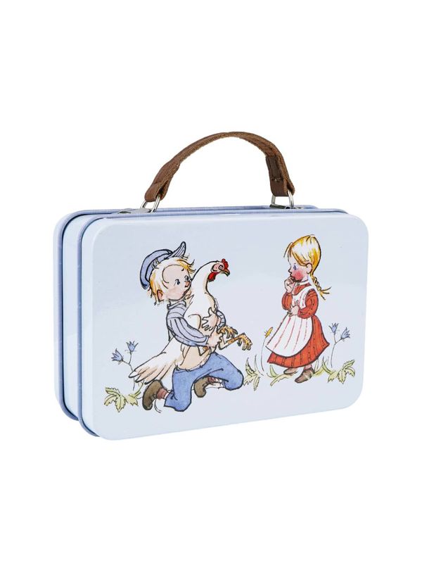 Small tin box Emil & Ida in Lönneberga - Blue