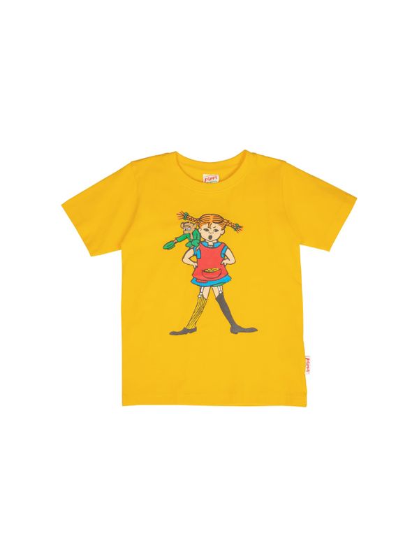 T-shirt Pippi Långstrump & Herr Nilsson - Gul