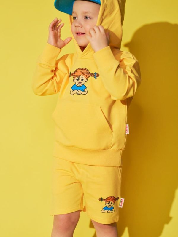 Hoodie Pippi Långstrump - Gul