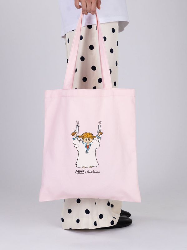 Totebag Pippi Longstocking Nightgown - Pink