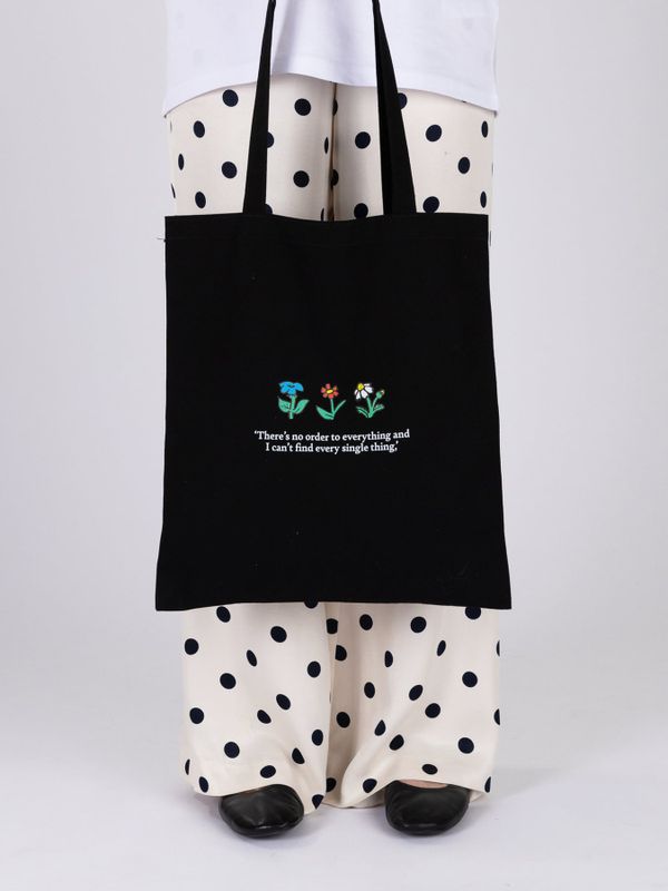 Totebag Pippi Longstocking Peekaboo - Black