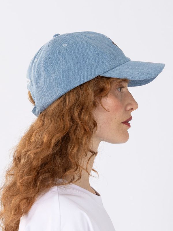 Cap Pippi Langstrumpf Jeans Hellblau – Erwachsene