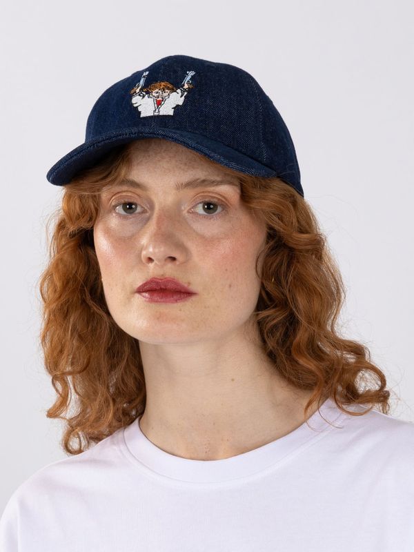 Cap Pippi Langstrumpf Jeans Dunkelblau – Erwachsene