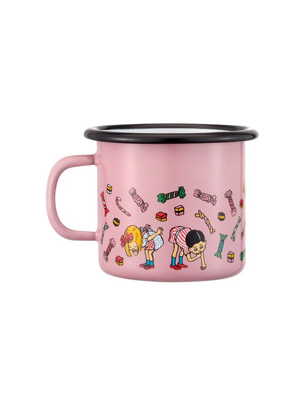 Enamel mug Pippi Longstocking Candy 2,5 dl