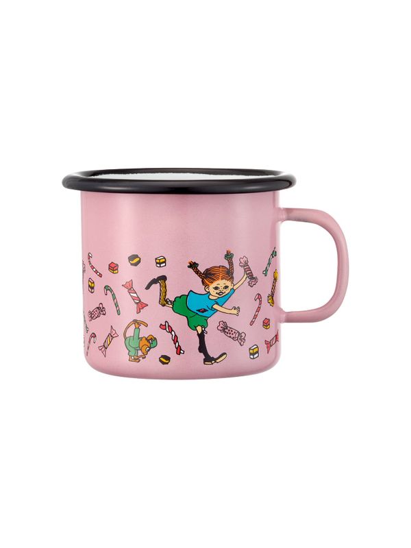 Enamel mug Pippi Longstocking Candy 2,5 dl