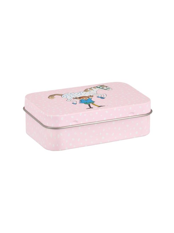 Kleine Blechdose Pippi & Kleiner Onkel – Rosa