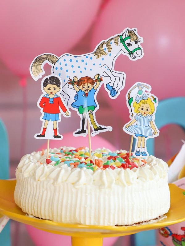 Party-Set Pippi Langstrumpf Groß – 8 Personen