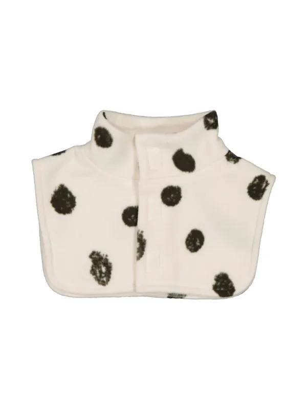 Fleece neck warmer Pippi Longstocking - White