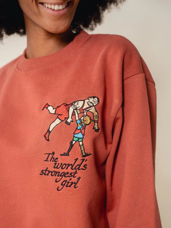 Sweater Pippi Longstocking The World's Strongest Girl - Adult