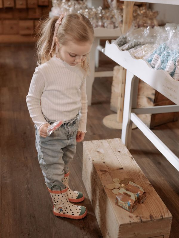 Gummistövlar Pippi Långstrump - Grön/Orange