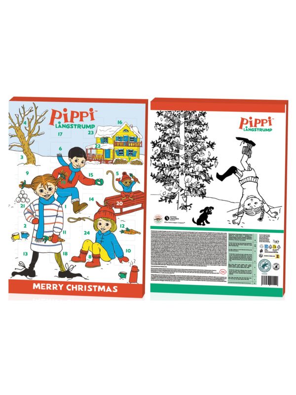 Chocolate calendar Pippi Longstocking