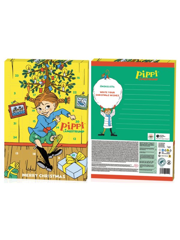 Chocolate calendar Pippi Longstocking