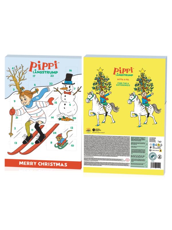 Chocolate calendar Pippi Longstocking
