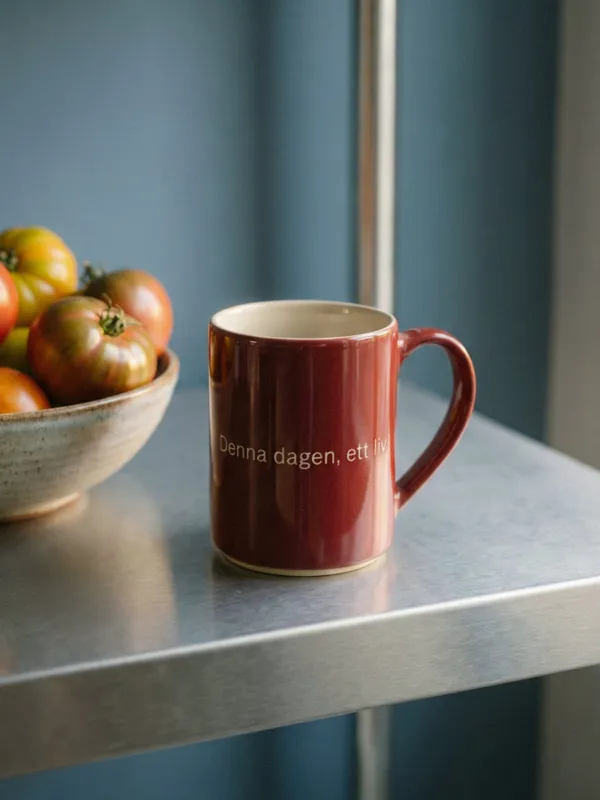 Mug - Denna dagen, ett liv (Red)