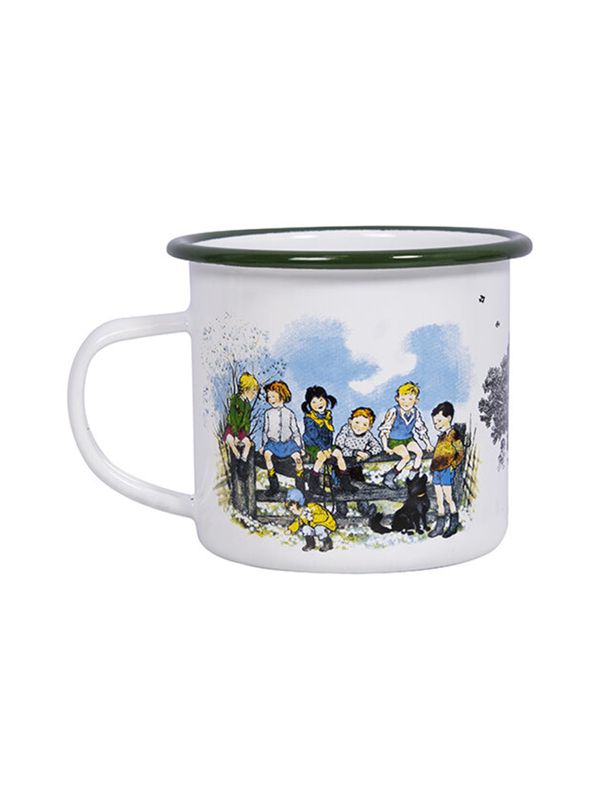 Enamel mug Children of Noisy Village - 3,5 dl