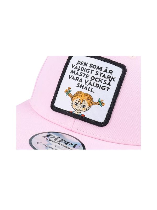 Snapback barnkeps Pippi Långstrump - Rosa