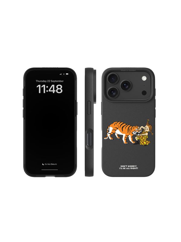 Phone Case Pippi Longstocking - Black