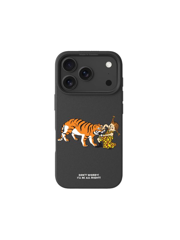 Phone Case Pippi Longstocking - Black