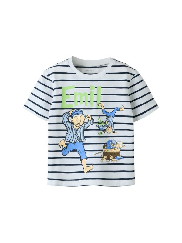 T-Shirt Michel aus Lönneberga –  Ringelshirt Weiß