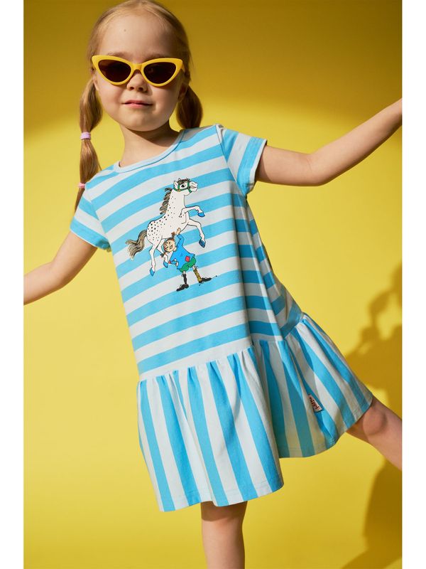 Kleid Pippi Langstrumpf – Blau