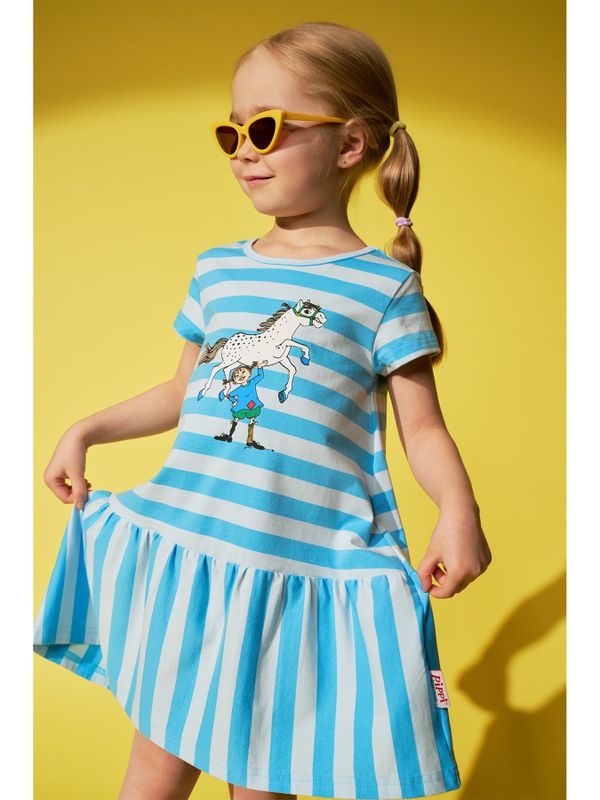 Kleid Pippi Langstrumpf – Blau