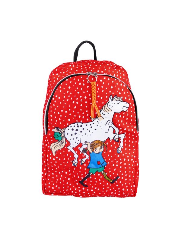 Backpack Pippi Longstocking Dots - Red