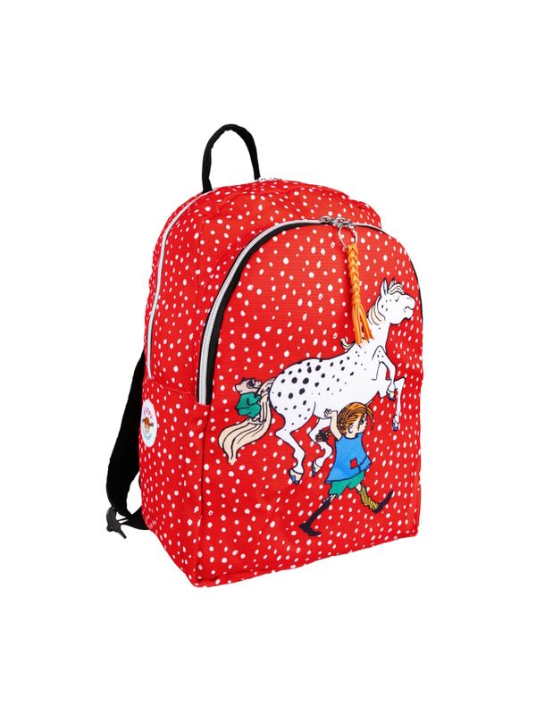 Backpack Pippi Longstocking Dots - Red