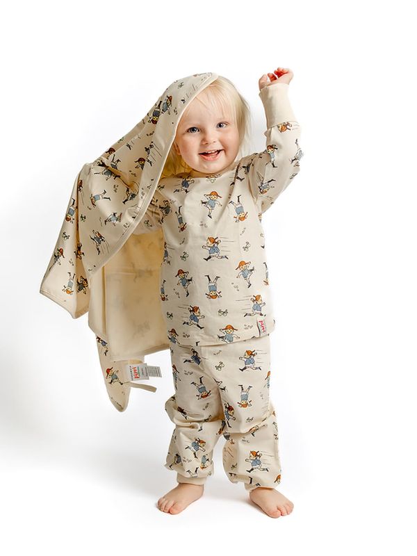 Babydecke Pippi Langstrumpf – Beige
