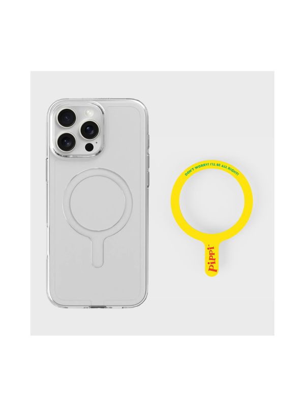 Transparente Handyhülle & MagSafe-Ring Pippi Langstrumpf – I'll be alright