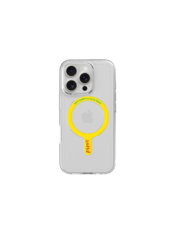 Transparente Handyhülle & MagSafe-Ring Pippi Langstrumpf – I'll be alright