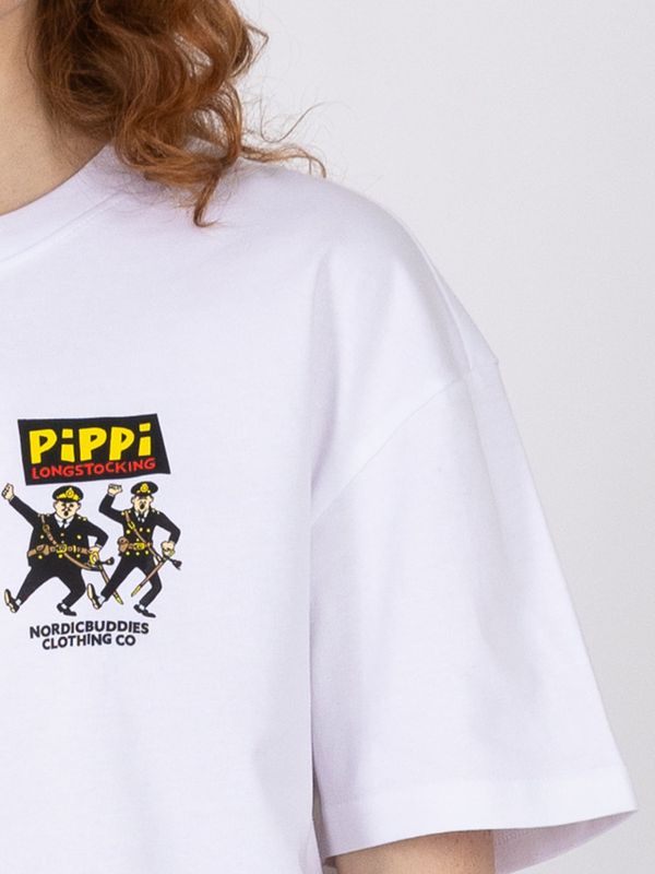 T-shirt Pippi Långstrump lyfter poliserna