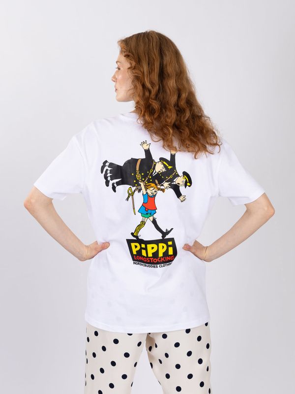 T-shirt Pippi Långstrump lyfter poliserna