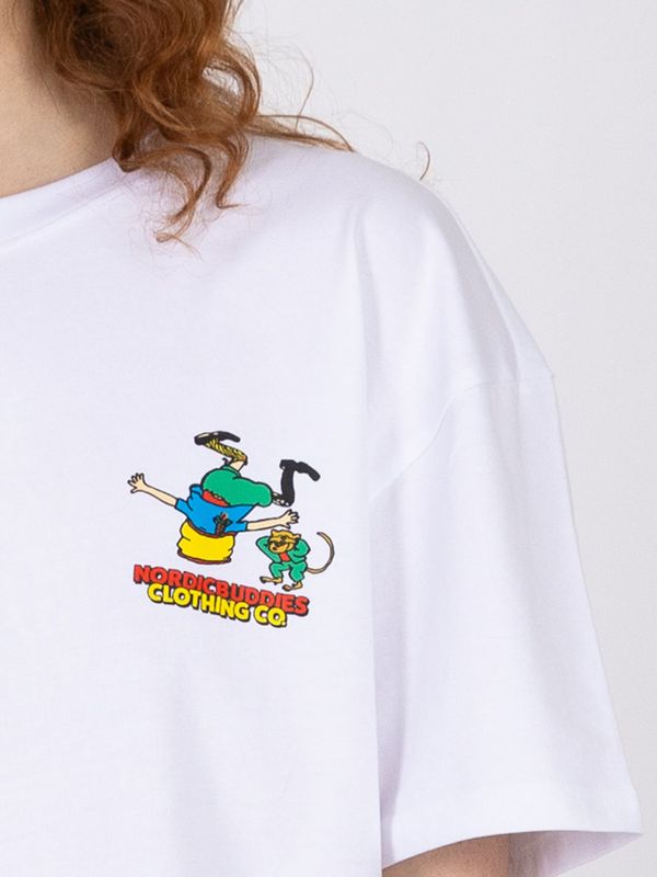 T-shirt Pippi Longstocking Thingfinder - White