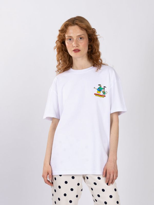 T-shirt Pippi Longstocking Thingfinder - White