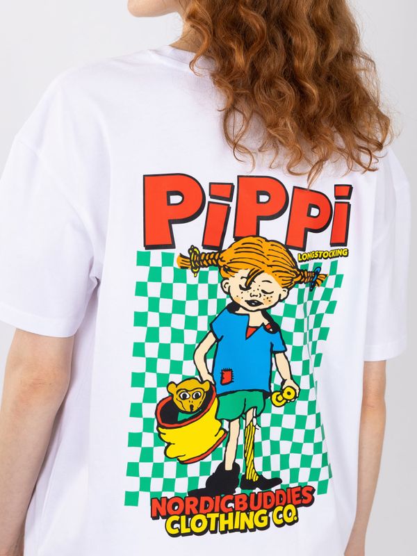 T-shirt Pippi Longstocking Thingfinder - White