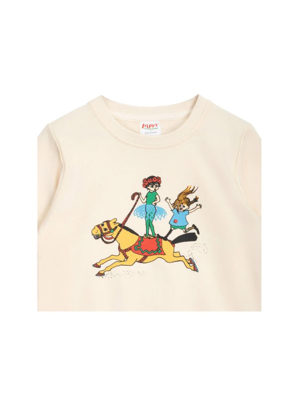 Sweatshirt Pippi Longstocking Circus - White