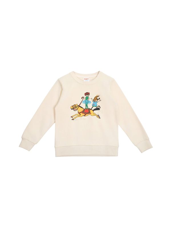 Sweatshirt Pippi Longstocking Circus - White