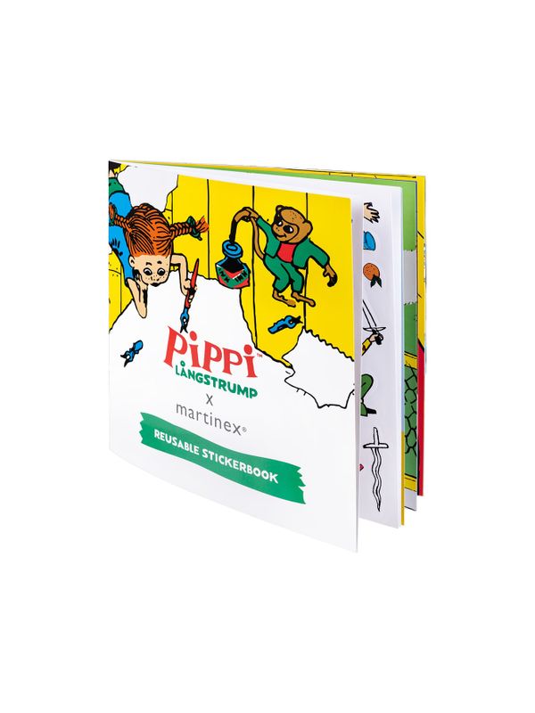 Pippi Långstrump Klistermärkesbok – återanvändbara stickers