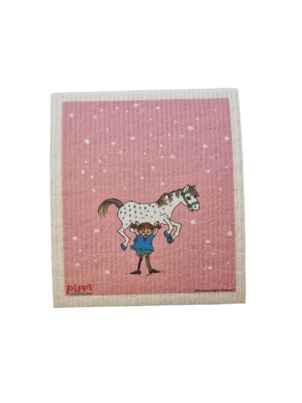 Dishcloth Pippi Longstocking lifting Little Uncle